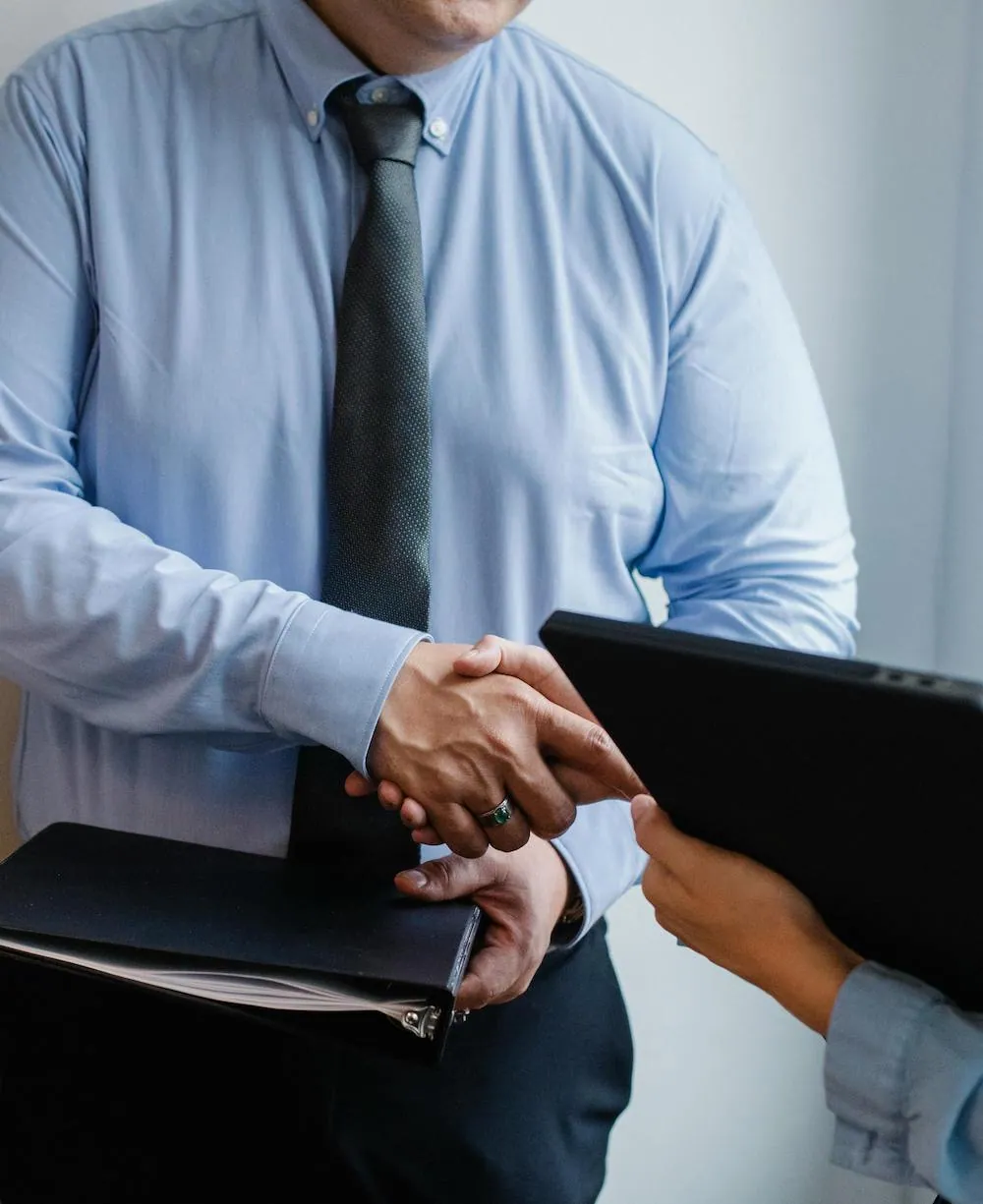 business deal business man shaking hands